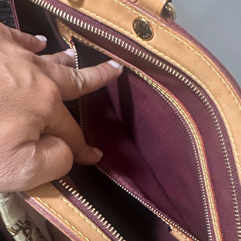 Louis Vuitton Shimmering Red Satchel - Picture 6 of 11